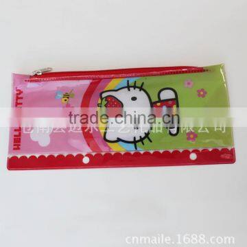 promotional hello kitty non-woven mateiral pen bag