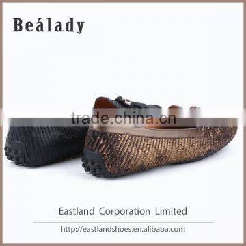 2016 new soft high quality leather shinny diamond moccasin loafers shoes for women