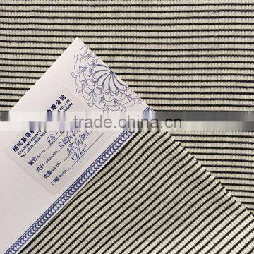 Shaoxing Zequn Knitting R/T/SP Rib Coarse Knit 2x2 Yarn Dyed Rib Fabric in China photo-3