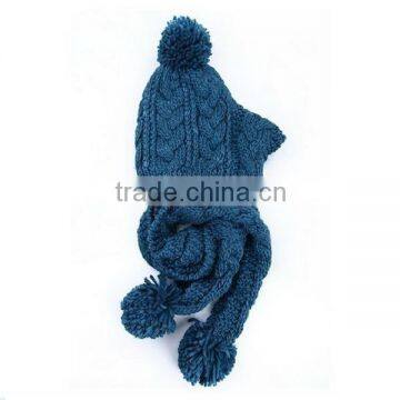FASHION KNITTED SCARF AND HAT SET photo-3
