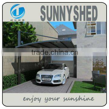 Easy DIY to Carport Aluminum Bicycle Frame and Polycarbonate for Car Parking photo-2