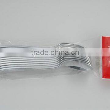 silver color Disposable PS plastc cutlery sets ,picnic set,knife and spoon set