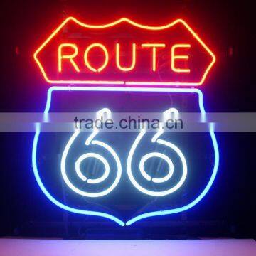 ROUTE 66 neon sign customer design