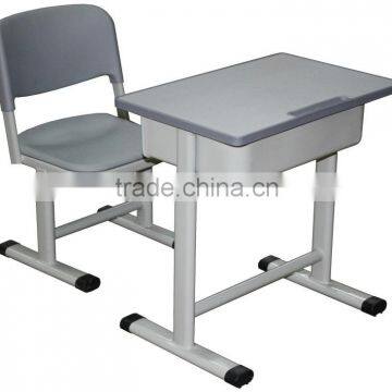 Elementary school desk with chairs