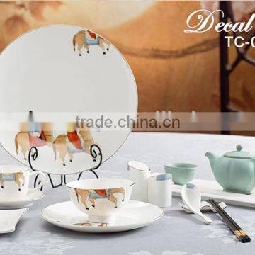 wholesale cutlery country style dinnerware sets for hotel and restaurant