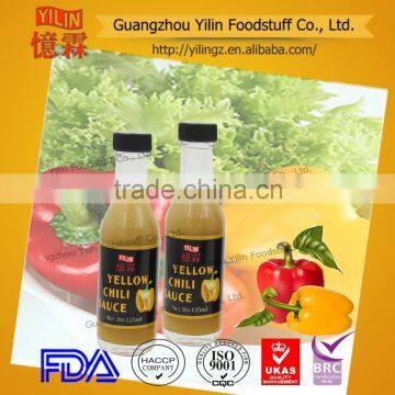 50ml Yellow Hot Chili Sauce Chinese manufacturer without GMO product