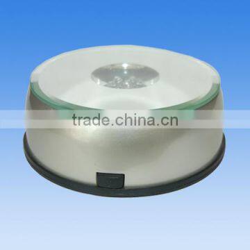 Wholesale 3d Laser Engraved Block Crystal LED Light Base For Crystal Wedding Decoration photo-2