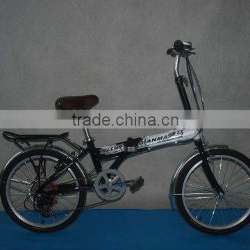 Sl-20" Black and White aluminum alloy folding bike