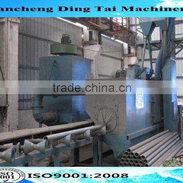 Steel pipe shot blasting machine/sand blasting equipment