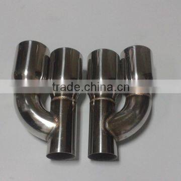 China Manufacturer for Exhaust Tip Stainless Steel Dual Outlet 2inch Inlet Exhaust Tip