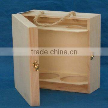 2013 New Pattern Wood Wine Glass Gift Box