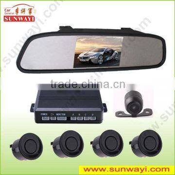 Alibaba china 4.3inch LED display rear view camera car parking sensor system for honda