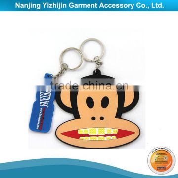 Soft 3D cartoon key chain for young man