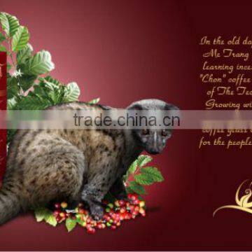 ME TRANG COFFEE - GROUND COFFEE - WEASEL LABEL - VIETNAMESE FLAVORS