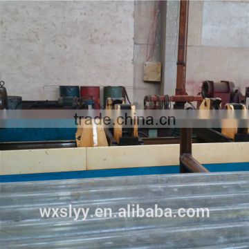 Roller burnishing machine for hydraulic tube