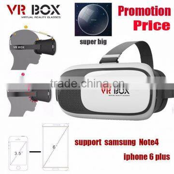 Plastic Google Cardboard Adjust VR Virtual Reality Headset VR BOX 3D Glasses For iPhone 6S 4.7~6inch