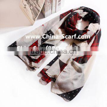 Wholesale Dot Viscose Scarf