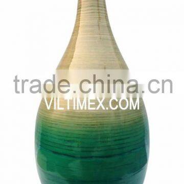 Exquisite Color Lacquered Bamboo Vases
