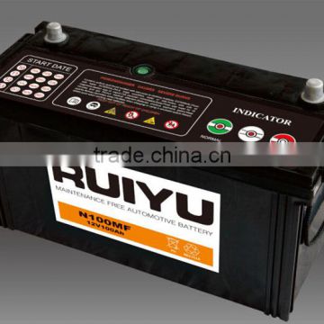 30H125R MF 12V 125AH JIS Car battery Auto batteries