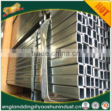 rectangle erw pre galvanized tube /structural square steel pipes