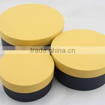 round yellow kids toy packaing box