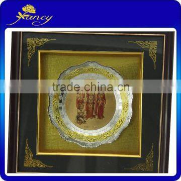 hot selling unique hindu style wall decorative plate with frame