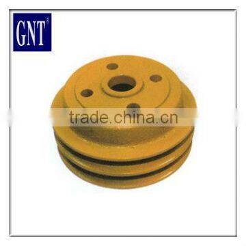 excavator S6K engine parts water pump pulley