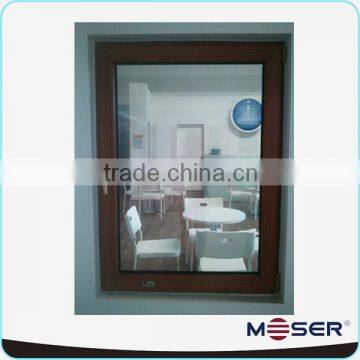 High quality brief wood energy saving window sound proof / window grill design