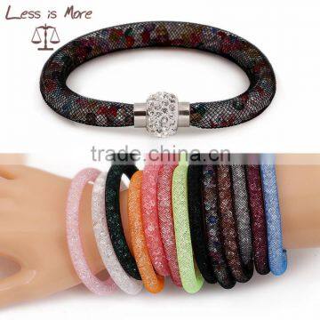 CZ Stone inside !Best Selling colorful bracelets jewerly with crystal ball