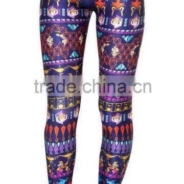 2016 New Arrival Adventure Time Digital Printing Cartoon 3d Leggings Women Leggings