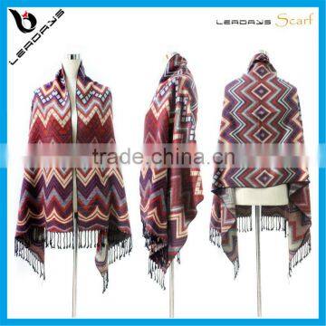 chevron design hot selling flamenco shawl