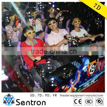 Sentron 5d 7d 9d set, 7d game machine with big 7d cinema projector