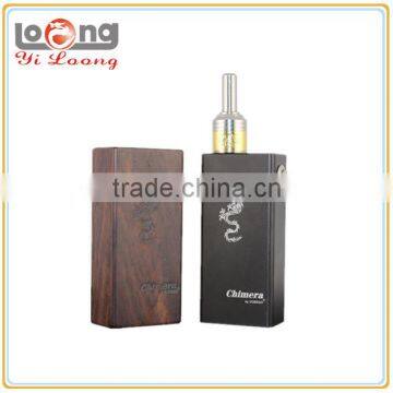 chimera mechanical dual 18650 wooden box mod hot selling in alibaba from yiloong