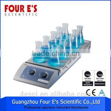 High-performance 10-Channel Classic Magnetic Hotplate Stirrer