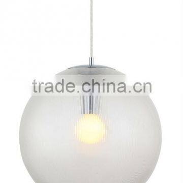 Vintage Style Clear Plastic Hanging Lamp,E27 Low Energy Plastic Globe Ceiling Pendant Light Shade