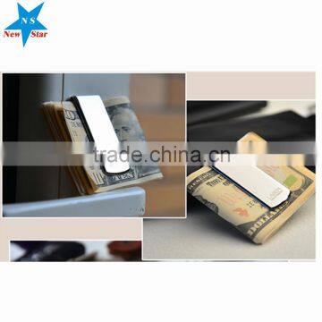 Top quality stainless steel money clip/stainless steel bar money clip