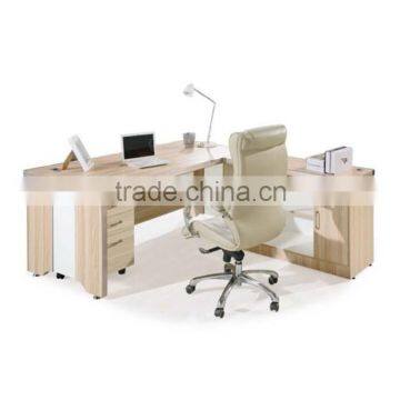 fashionable L shape wooden executive office table