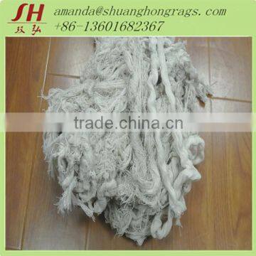 100 Cotton yarn waste use for cleaning