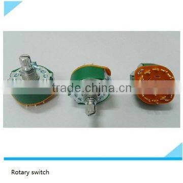 25mm rotary switch with M9*0.75 thread bushing rotary switch with dustproof cover