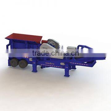 Hot sale mobile crusher crawler crusher machine for sale in Saudi Arabia