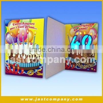 Light and Musical Happy Birthday Card