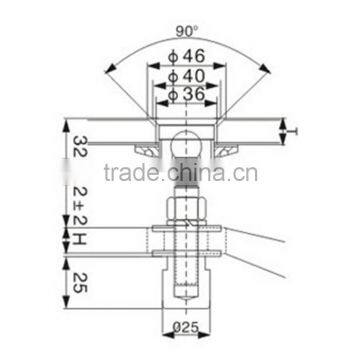 Top Quality Direct Price Glass Clamp Wall Spider photo-3