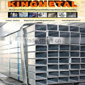 BS1387 Galvanized Steel Square Pipe-ex Kingmetal