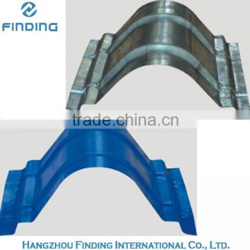 roof tile ridge cap, professional ridge cap, low price galvanized roof ridge cap