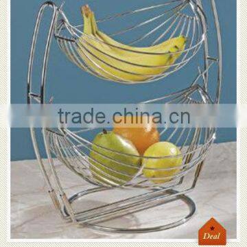 2 Tier iron wire basket