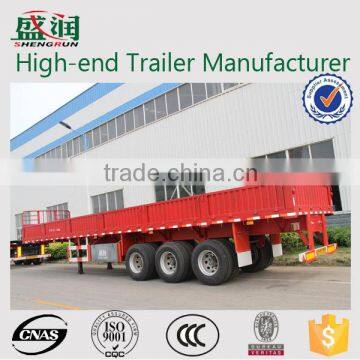 Side wall detachable 3 or 4 axles 60-100tons semi trailer for sale