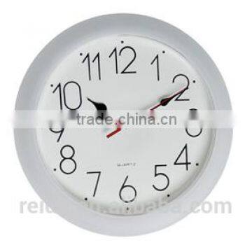 Cheap Light Plastic Quartz Round Wall Clock Special Dial Design