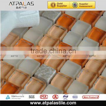 factory sale interior glass stone decoration EGS076