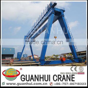 electric double girder 15t gantry crane for workshop