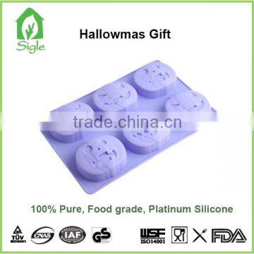 halloween pumpkin decorations silicone cake mold/ pumpkin cake mould